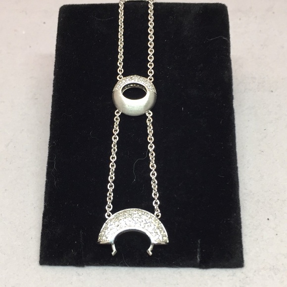 Petra Azar sterling and white sapphire bracelet - Picture 3 of 8